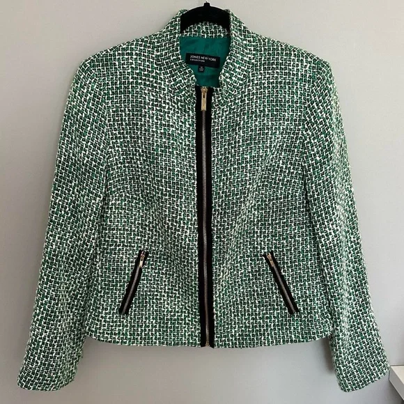 Jones New York Green and White Blazer jacket
Size 12 - Picture 1 of 4